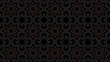 Türbülans sıvısı renkli desen soldan sağa hareket ediyor