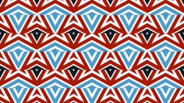 Türbülans sıvısı renkli desen soldan sağa hareket ediyor