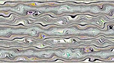 Türbülans sıvısı renkli desen soldan sağa hareket ediyor