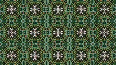 Türbülans sıvısı renkli desen soldan sağa hareket ediyor