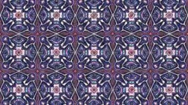 Türbülans sıvısı renkli desen soldan sağa hareket ediyor