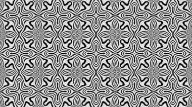 Türbülans sıvısı renkli desen soldan sağa hareket ediyor