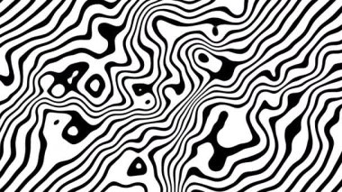 Türbülans sıvısı renkli desen soldan sağa hareket ediyor