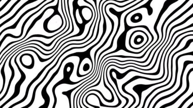 Türbülans sıvısı renkli desen soldan sağa hareket ediyor