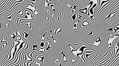 Türbülans sıvısı renkli desen soldan sağa hareket ediyor