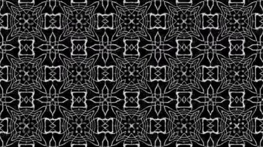 Türbülans sıvısı renkli desen soldan sağa hareket ediyor