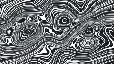 Türbülans sıvısı renkli desen soldan sağa hareket ediyor