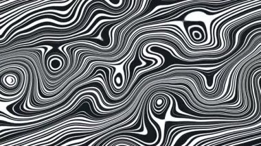 Türbülans sıvısı renkli desen soldan sağa hareket ediyor