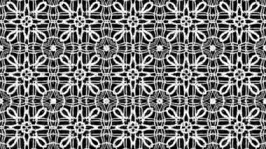 Türbülans sıvısı renkli desen soldan sağa hareket ediyor