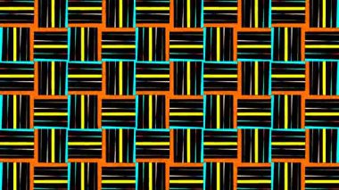 Türbülans sıvısı renkli desen soldan sağa hareket ediyor