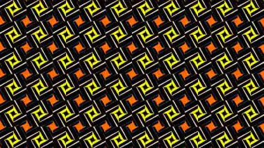 Türbülans sıvısı renkli desen soldan sağa hareket ediyor