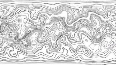Türbülans sıvısı renkli desen soldan sağa hareket ediyor