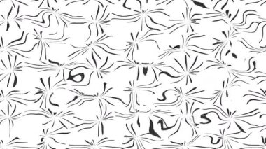 Türbülans sıvısı renkli desen soldan sağa hareket ediyor