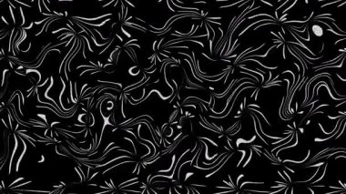 Türbülans sıvısı renkli desen soldan sağa hareket ediyor