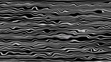 Türbülans sıvısı renkli desen soldan sağa hareket ediyor