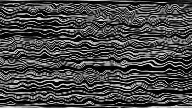 Türbülans sıvısı renkli desen soldan sağa hareket ediyor