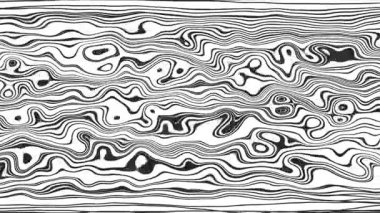 Türbülans sıvısı renkli desen soldan sağa hareket ediyor