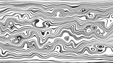 Türbülans sıvısı renkli desen soldan sağa hareket ediyor