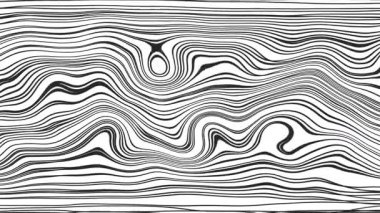 Türbülans sıvısı renkli desen soldan sağa hareket ediyor