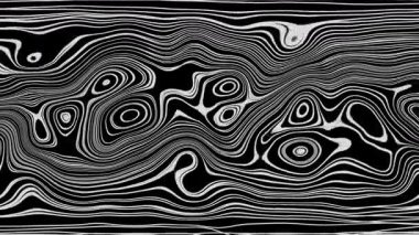 Türbülans sıvısı renkli desen soldan sağa hareket ediyor