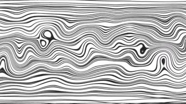 Türbülans sıvısı renkli desen soldan sağa hareket ediyor