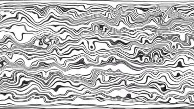 Türbülans sıvısı renkli desen soldan sağa hareket ediyor