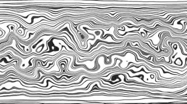 Türbülans sıvısı renkli desen soldan sağa hareket ediyor