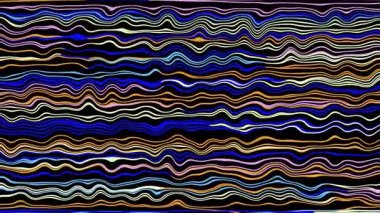 Türbülans sıvısı renkli desen soldan sağa hareket ediyor