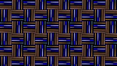 Türbülans sıvısı renkli desen soldan sağa hareket ediyor