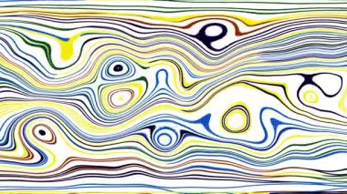 Türbülans sıvısı renkli desen soldan sağa hareket ediyor