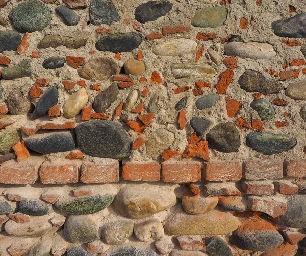 Stile Industriale Mattoni Antichi Muro Pietra Utile Come Sfondo — Foto Stock