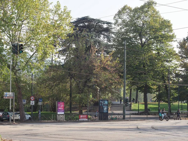 Turin Italien Circa Oktober 2022 Stadtpark Parco Del Valentino — Stockfoto