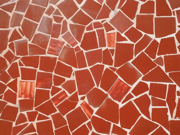 Rode Tegels Opus Incertum Onregelmatige Werk Textuur Nuttig Als Achtergrond — Stockfoto