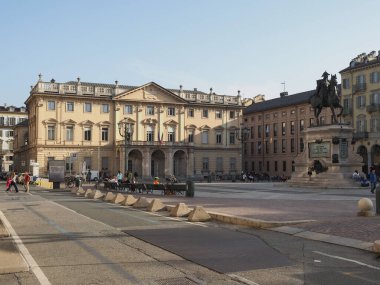 TURIN, İtalya - CIRCA ECTOBER 2022: Konservatuar Giuseppe Verdi devlet müzik konservatuarı