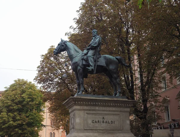 Giuseppe Garibaldi Equestrian Statue Sculptor Arnaldo Zocchi Circa 1900 Bologna — Stock Photo, Image