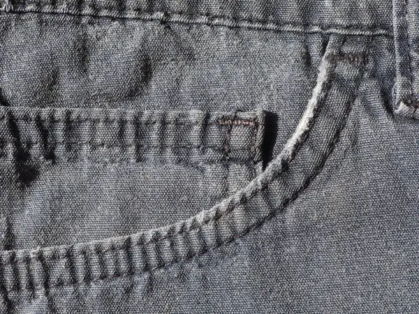 Blue Jeans Denim Stof Textuur Nuttig Als Achtergrond — Stockfoto