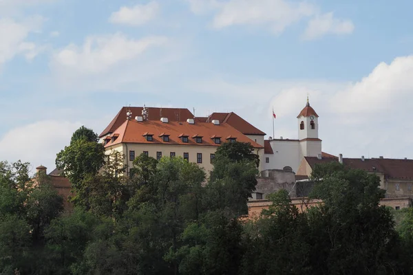 Castillo Spilberk Cima Colina Brno República Checa — Foto de Stock