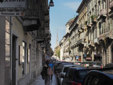 TURIN, İTALYA - CIRCA ECTOBER 2022: Köstebek Antonelliana Binası