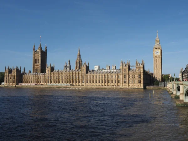 Лондон Великобритания Circa October 2022 Палаты Парламента Известные Вестминстерский Дворец — стоковое фото