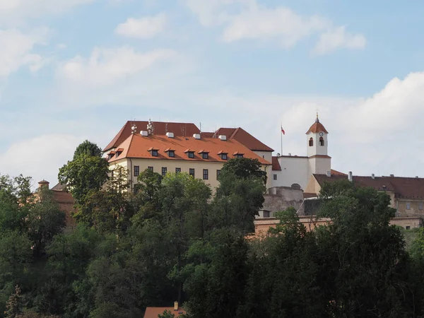 Castelo Spilberk Topo Colina Brno República Checa — Fotografia de Stock