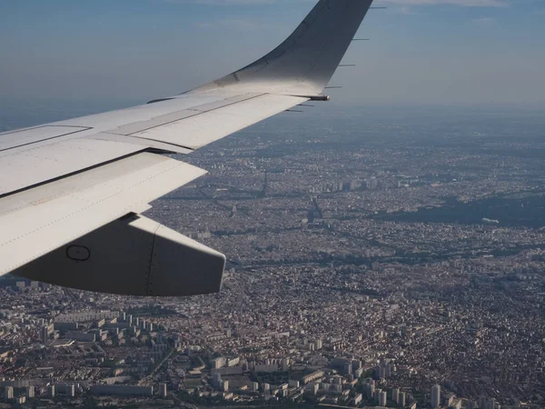 Vista Aérea Ciudad París Francia —  Fotos de Stock