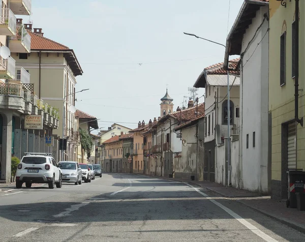 Cigliano Italy Circa Ιούλιος 2022 Άποψη Του Κέντρου Της Πόλης — Φωτογραφία Αρχείου