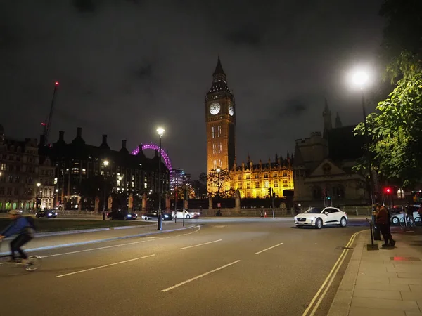 ロンドン イギリス Circa 2022年10月 夜の国会議事堂のビッグ — ストック写真