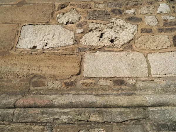 Коричневая Каменная Стена — стоковое фото