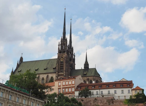 Brno Czeska Republika Circa Wrzesień 2022 Katedrala Svateho Petra Pavla — Zdjęcie stockowe