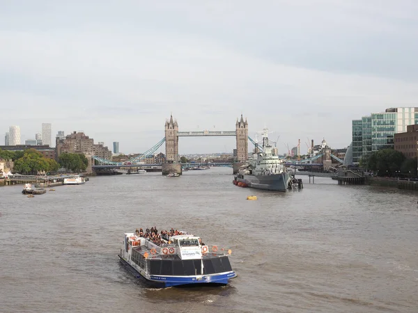 Londres Reino Unido Circa Octubre 2022 Vista Panorámica Del Río —  Fotos de Stock