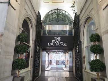 Londra, İngiltere - CIRCA ECTOBER 2022: Kraliyet Borsası