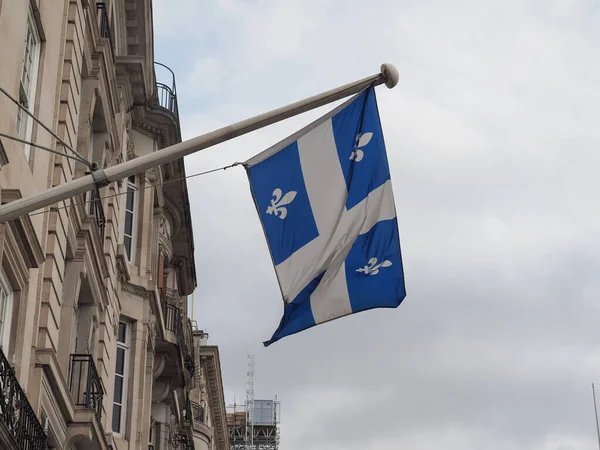 Kanadas Nationella Flagga Quebec Kanada Amerika — Stockfoto