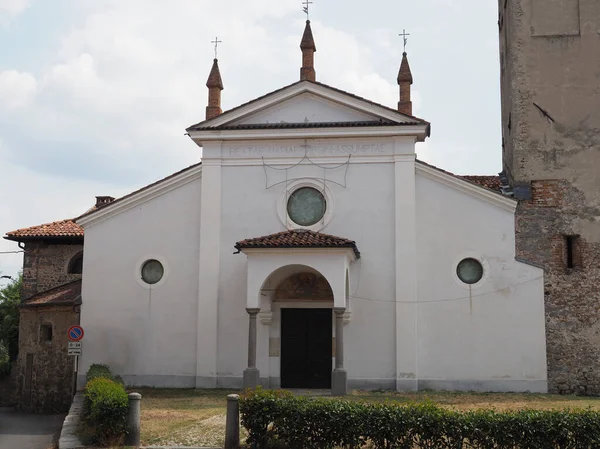 Santa Maria Maggiore Translation Mary Major Church Candelo Italy — Fotografia de Stock