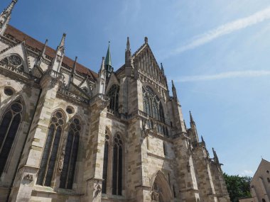 Regensburger Dom namı diğer Regensburg, Almanya 'daki Aziz Peter Katedrali